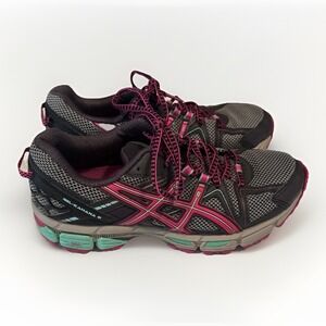 Asics Womens Gel Kahana 8 T6L5N Gray Pink Running Shoes Sneakers Size 8